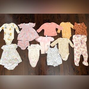 Little Me Kid’s Shirts & Tops - Pink, Yellow, Orange